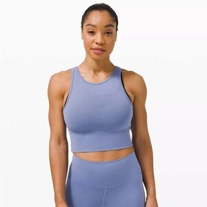 Lululemon Water Drop Power Pivot Tank Top Blue size 10 Everlux W1CU3S